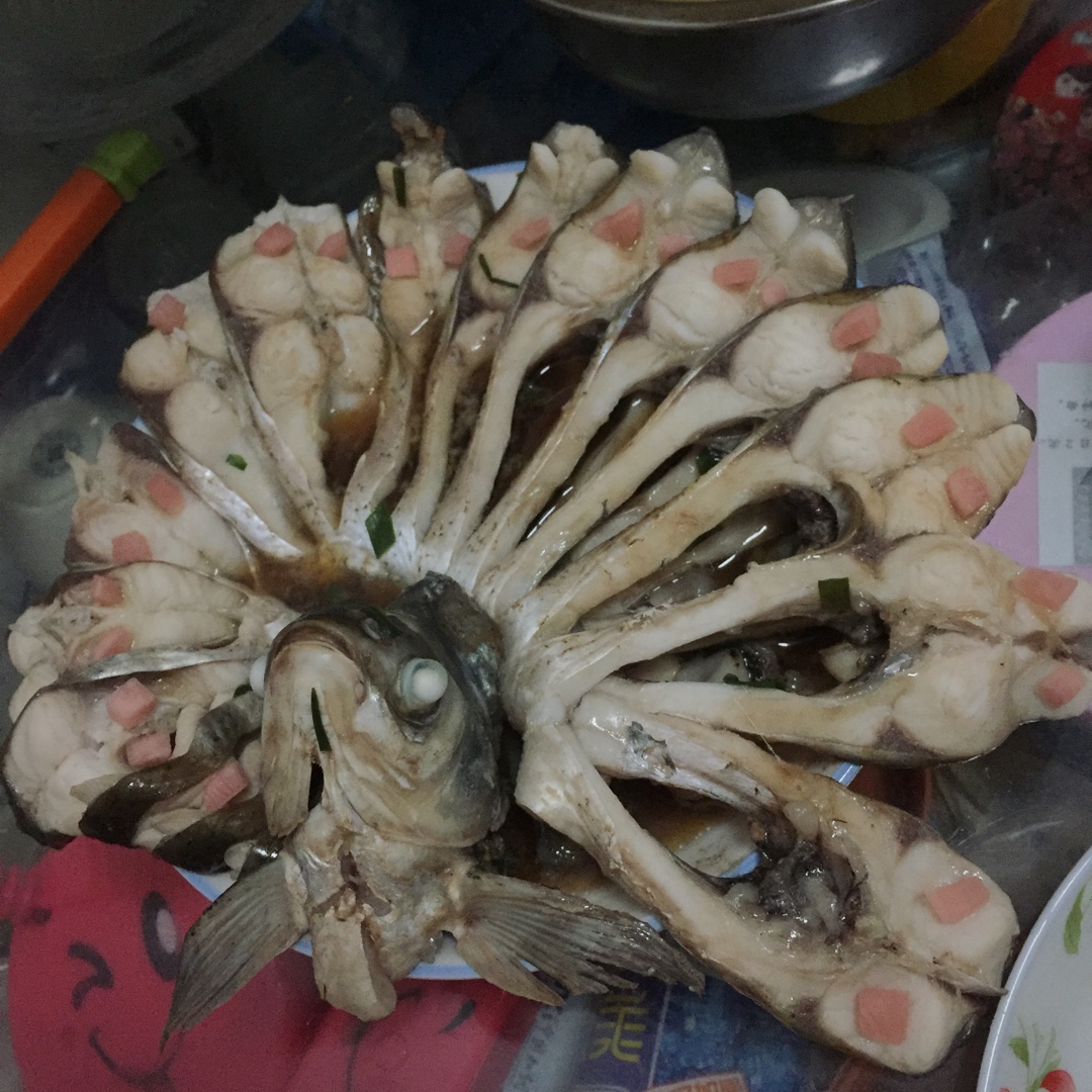 孔雀开屏清蒸鱼
