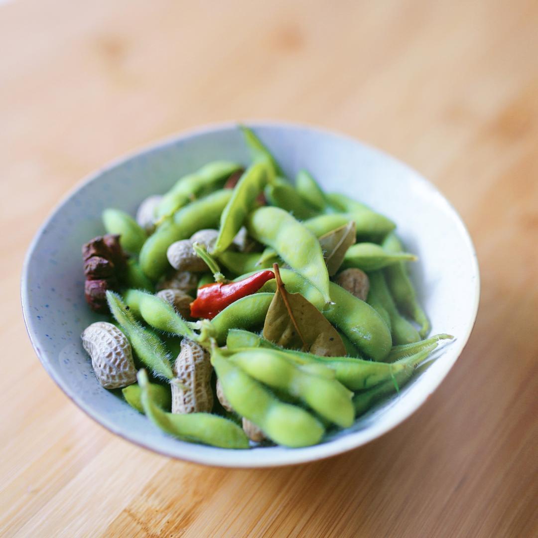 豪华版水煮毛豆