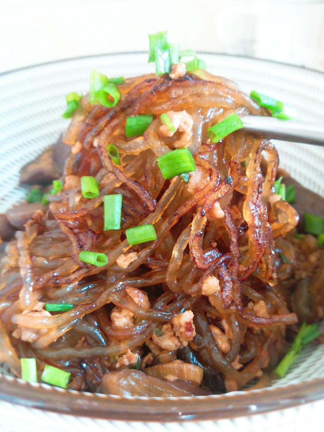 肉末茄子粉丝煲