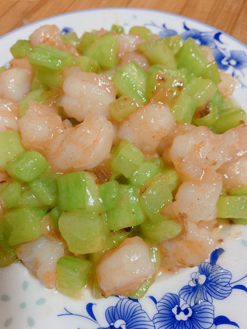 黄瓜炒虾仁