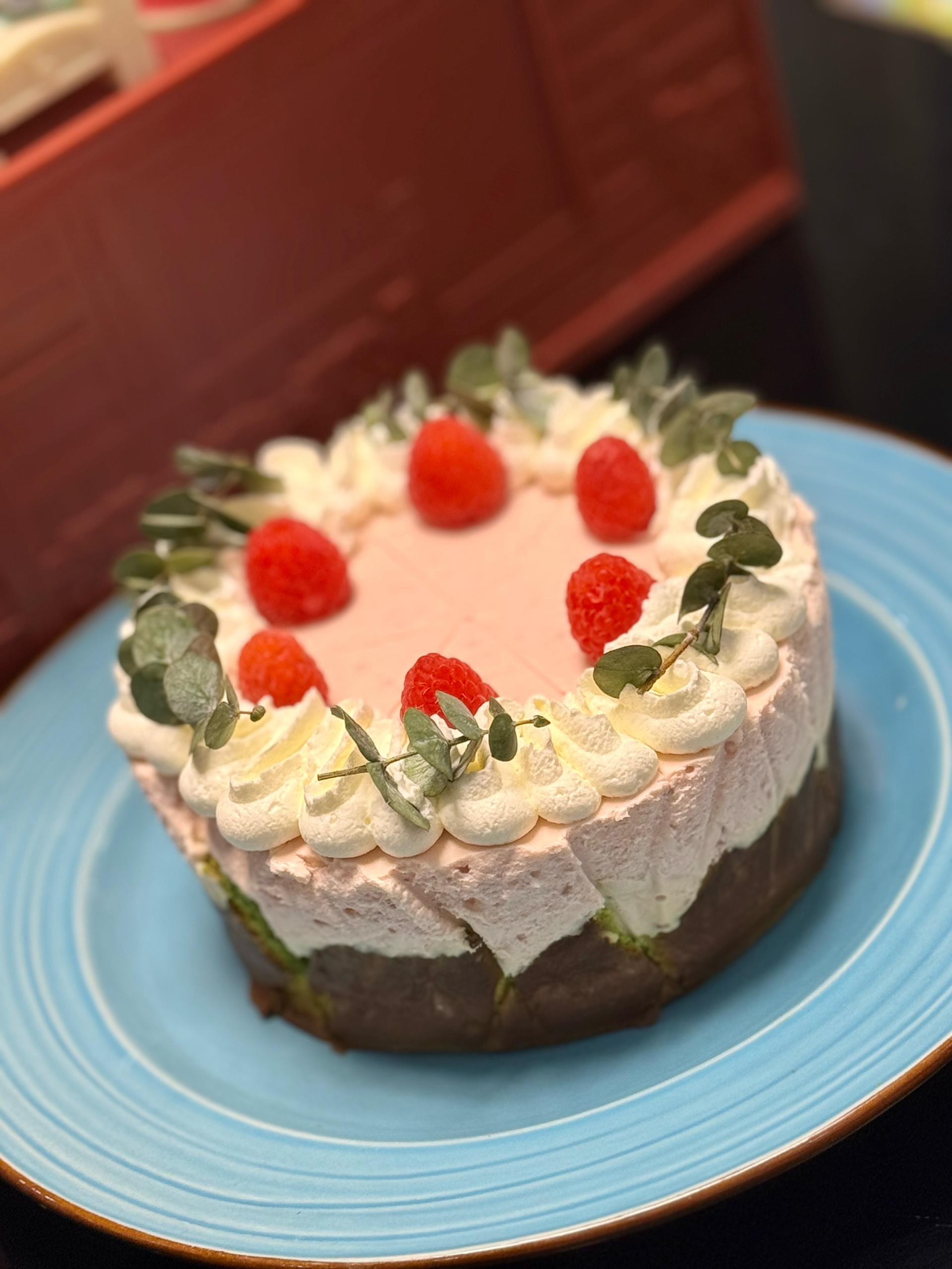 树莓开心果巴斯克🍰/芝士蛋糕