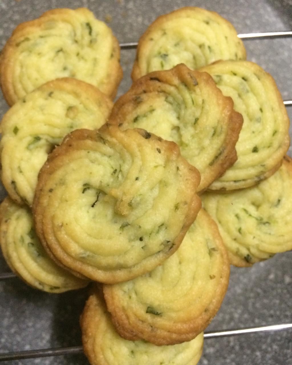 香酥又好挤的香葱曲奇