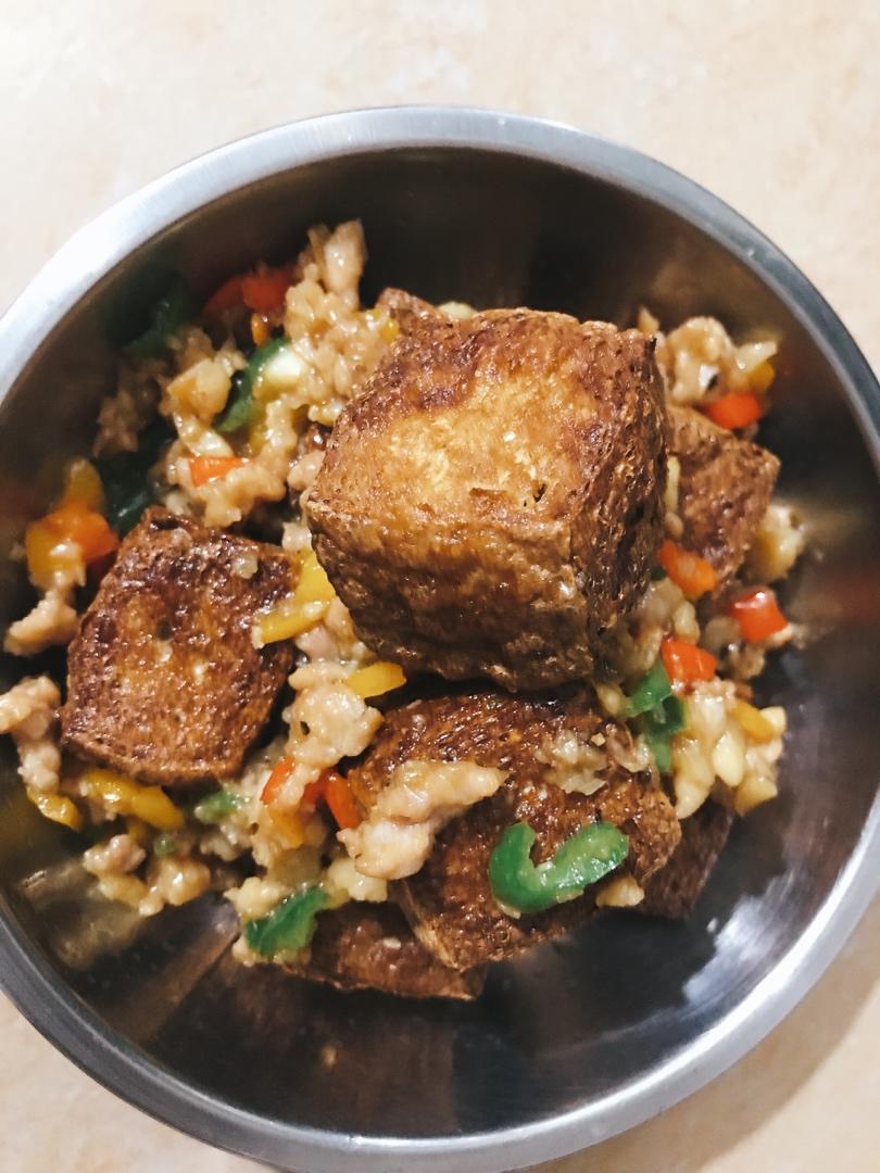 炸豆腐✨在家都能做的一口豆腐，外脆内嫩🤤