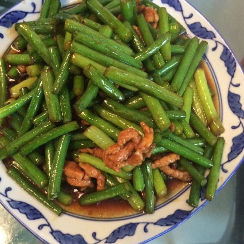 蒜薹炒肉丝
