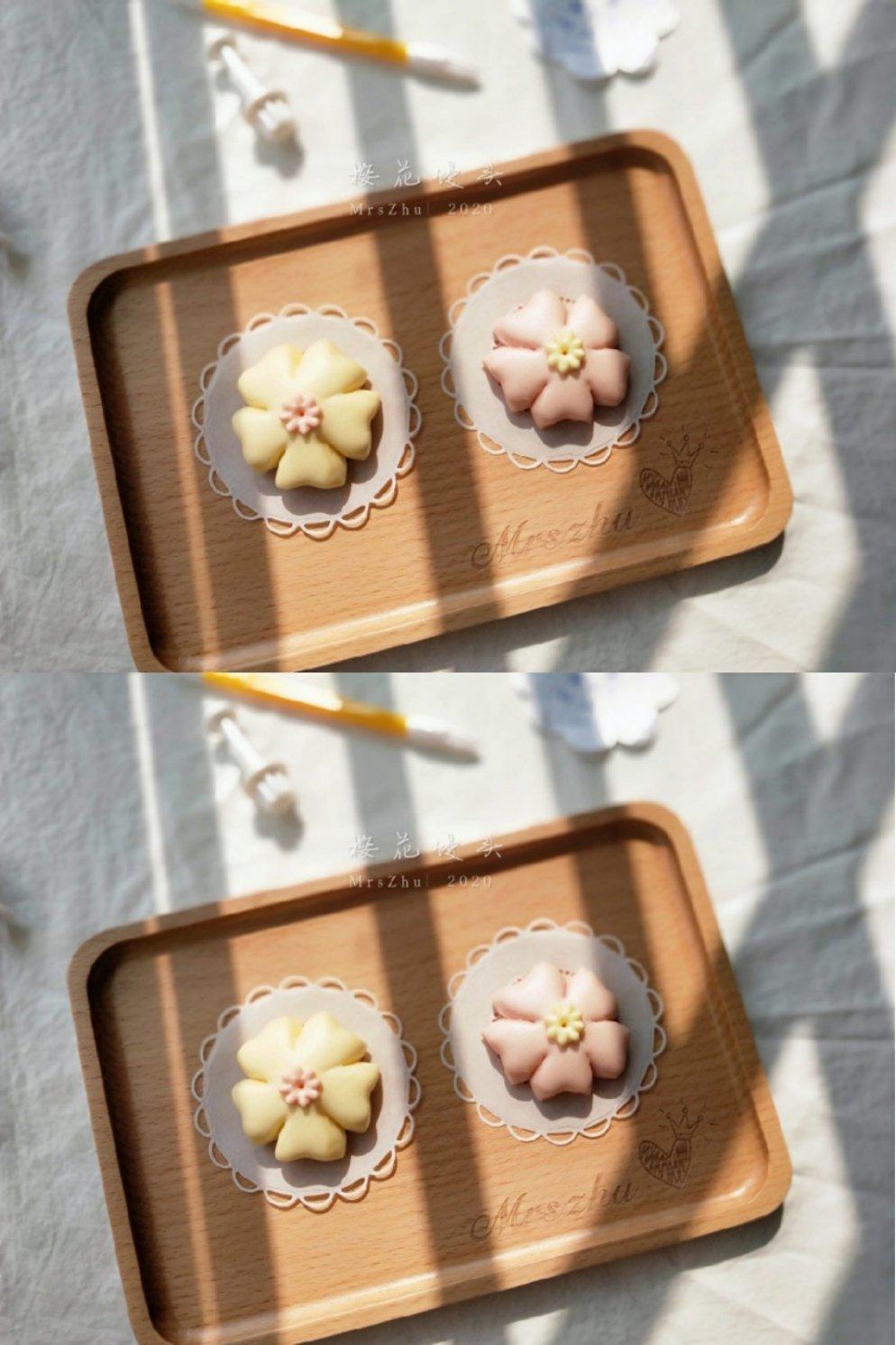 造型馒头之樱花🌸馒头