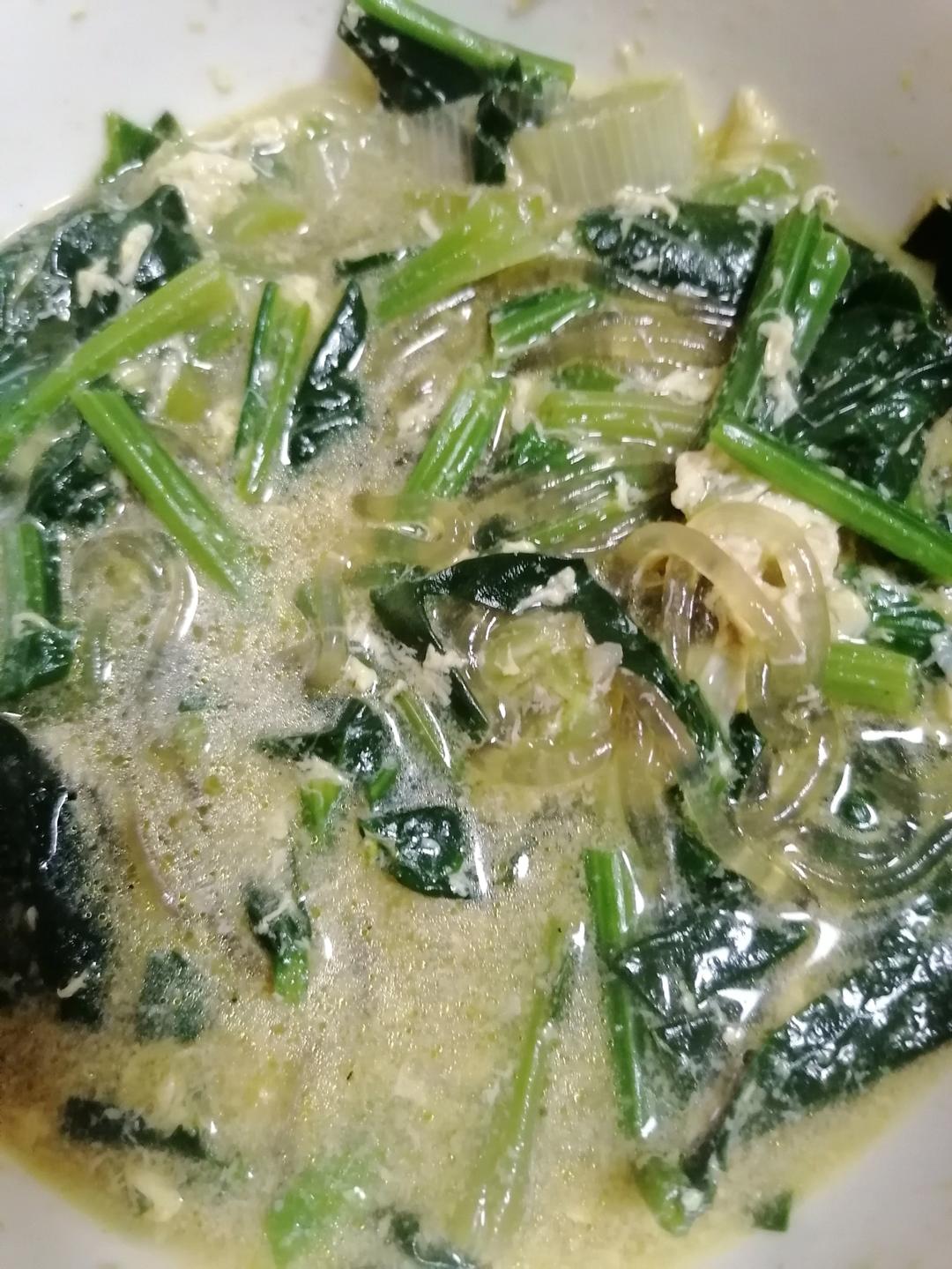 菠菜炖粉条