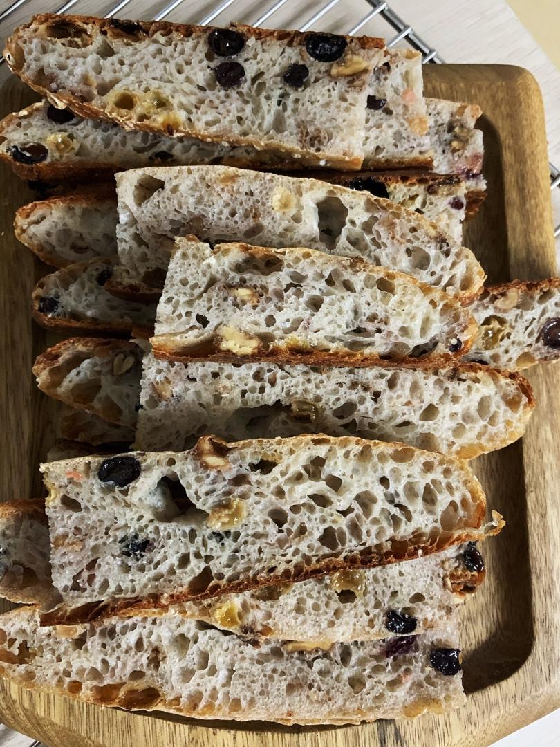 直接法简单上手｜法式多重水果软欧包