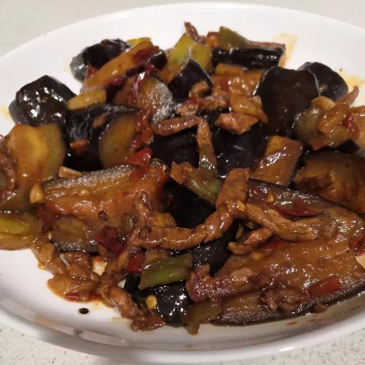茄子炒肉