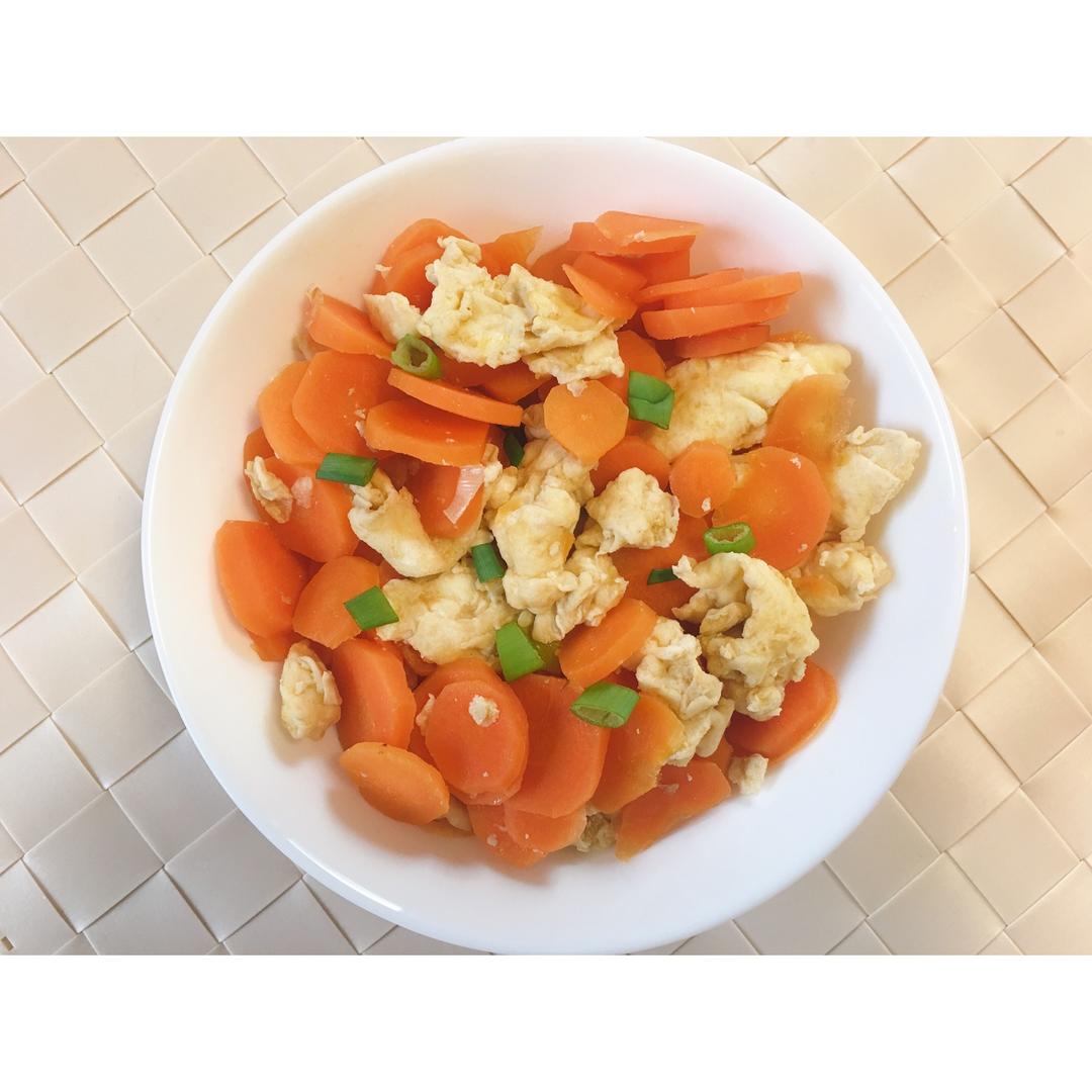 胡萝卜炒鸡蛋