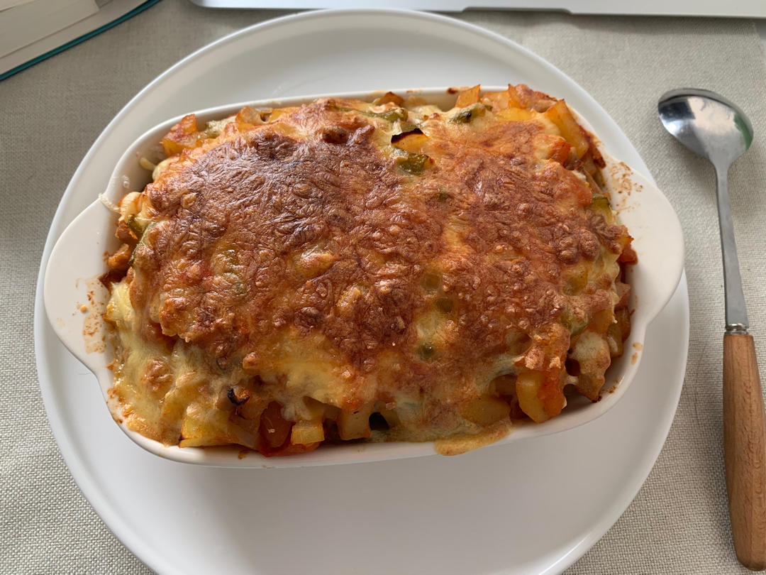 番茄鸡肉浓情焗饭【两人份】