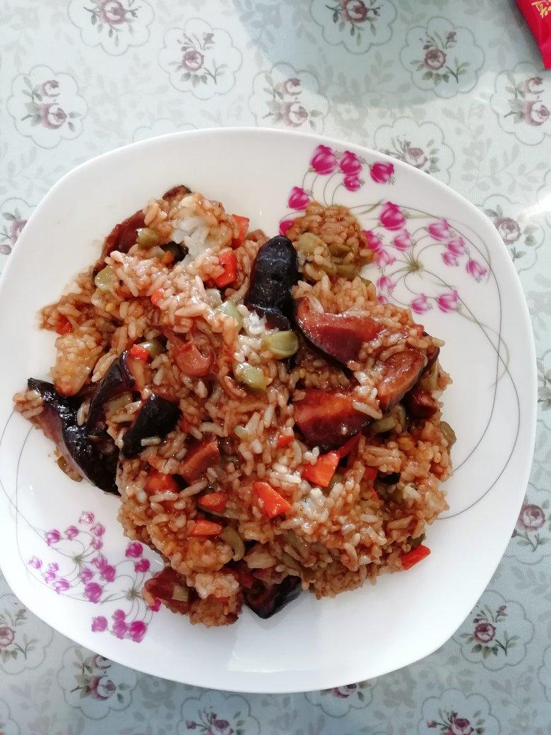 超开胃！香菇拌饭