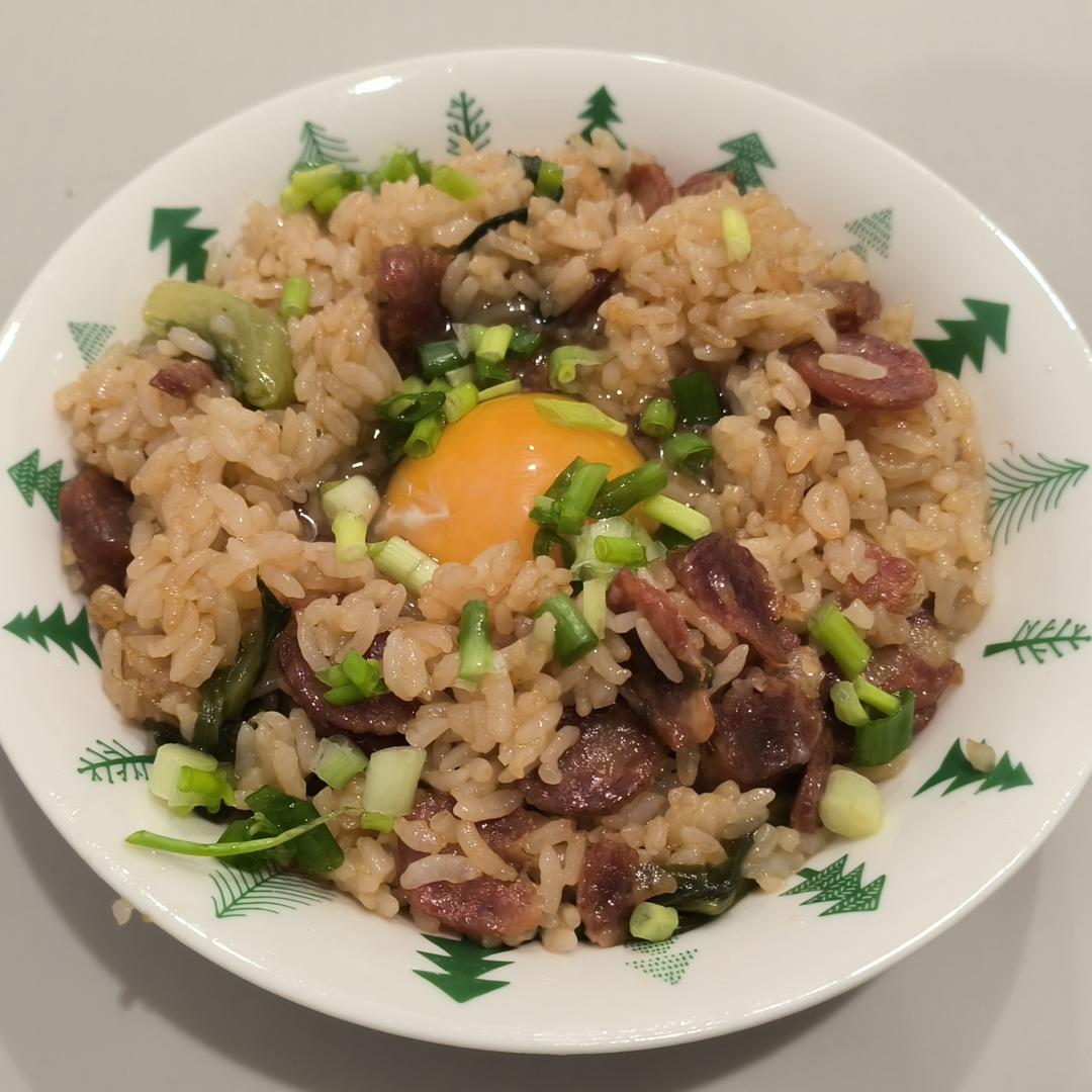 广式腊肠之煲仔饭