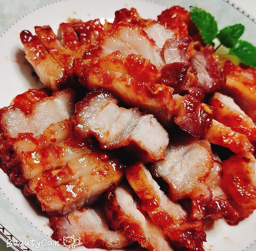 hello沐晴做的蜜汁叉烧肉烤箱版