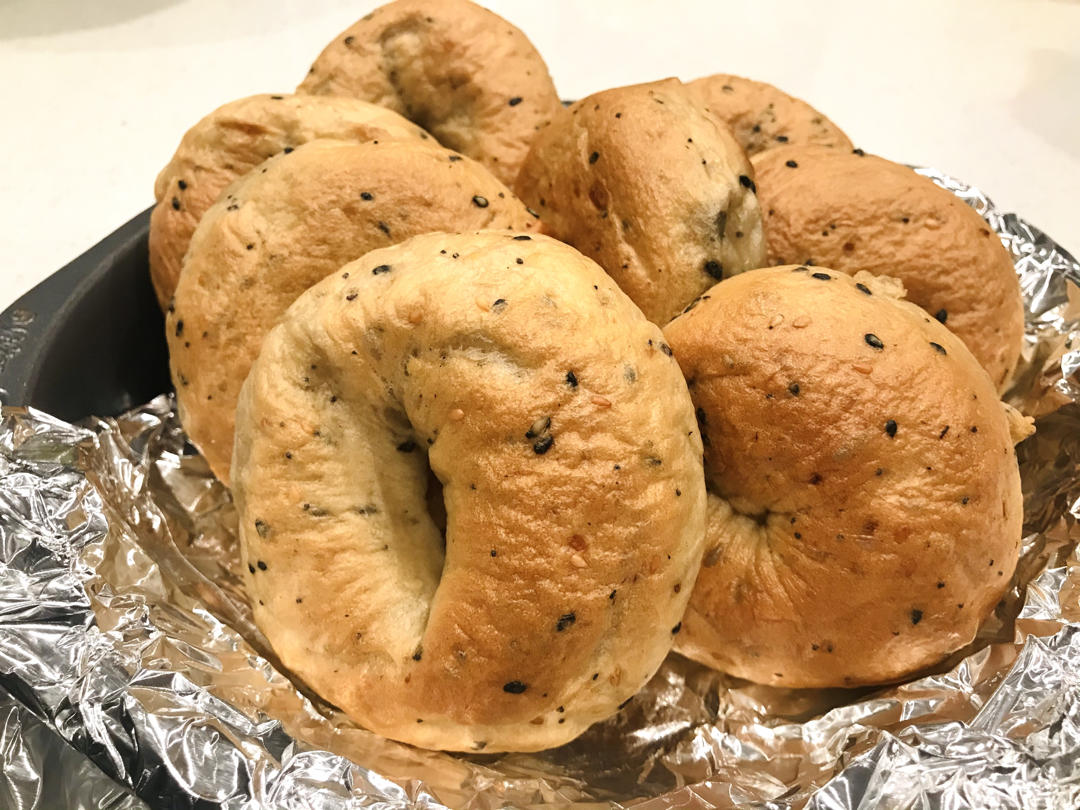 原味贝果🥯/黑芝麻贝果🥯