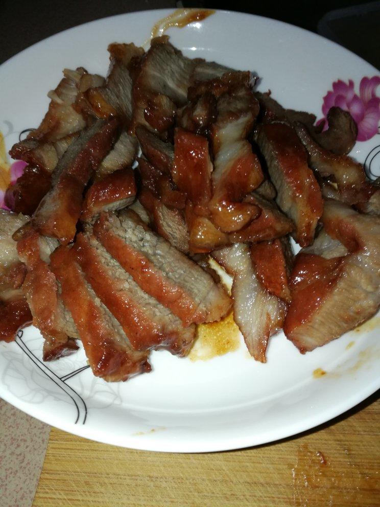超简单平底锅叉烧肉，多汁味浓不能再快手