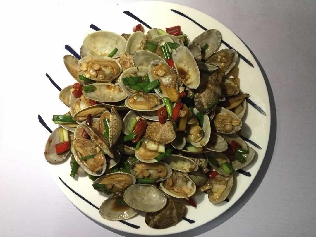 爆炒花蛤