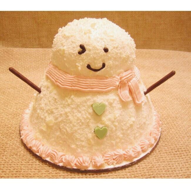 雪人蛋糕的做法