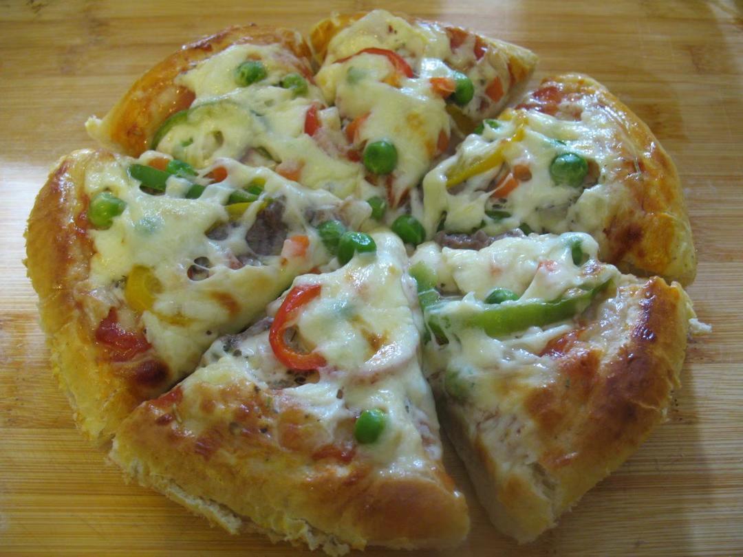 【UKOEO猛犸象热风炉】黑胡椒培根虾仁披萨