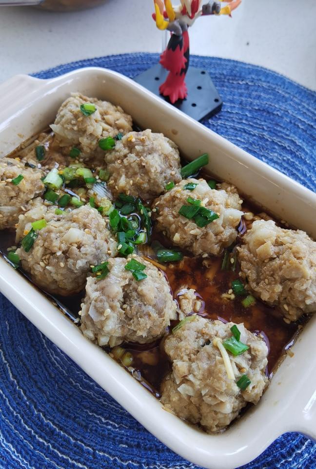 Magimix金针菇蒸肉丸