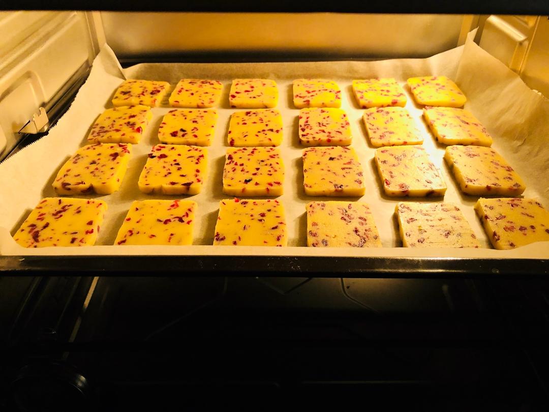 低糖少油版蔓越莓饼干