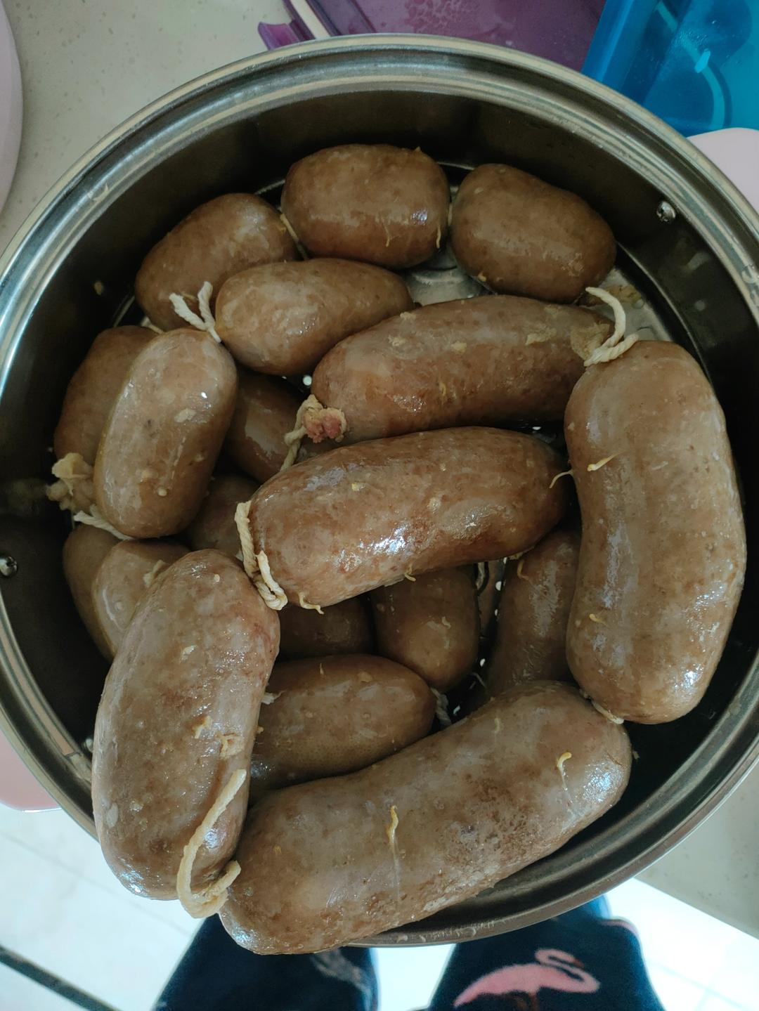 自制脆皮肠