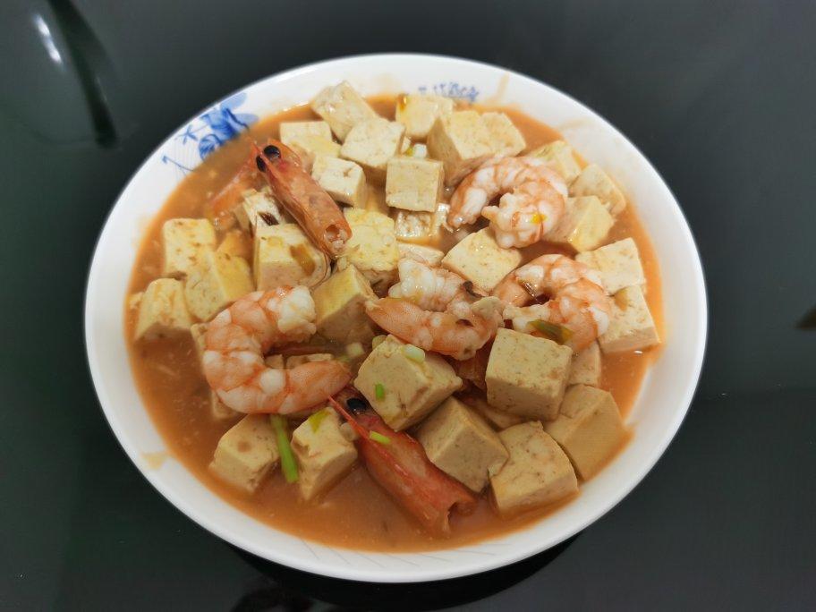 虾仁豆腐煲
