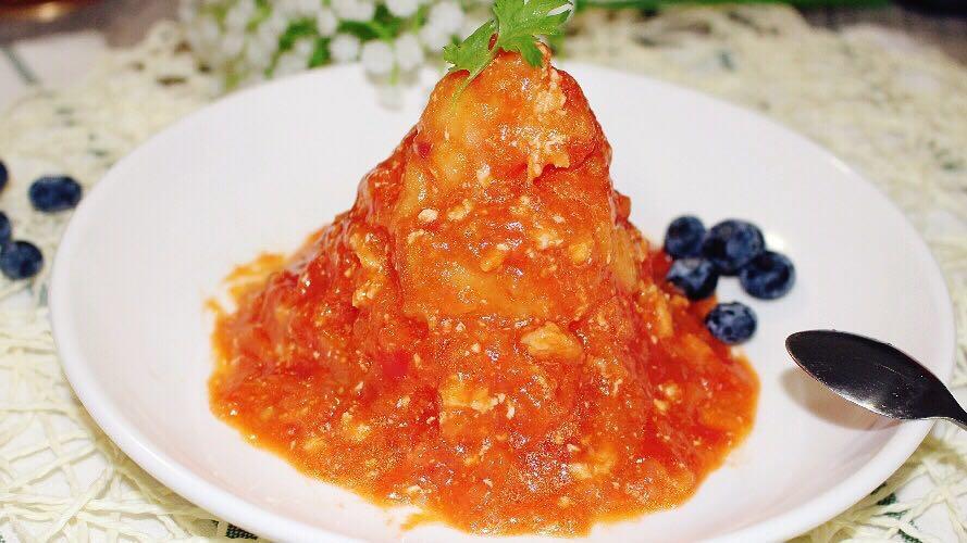 拯救夏日没胃口，宝宝开胃法宝来啦！
番茄肉酱土豆泥的做法