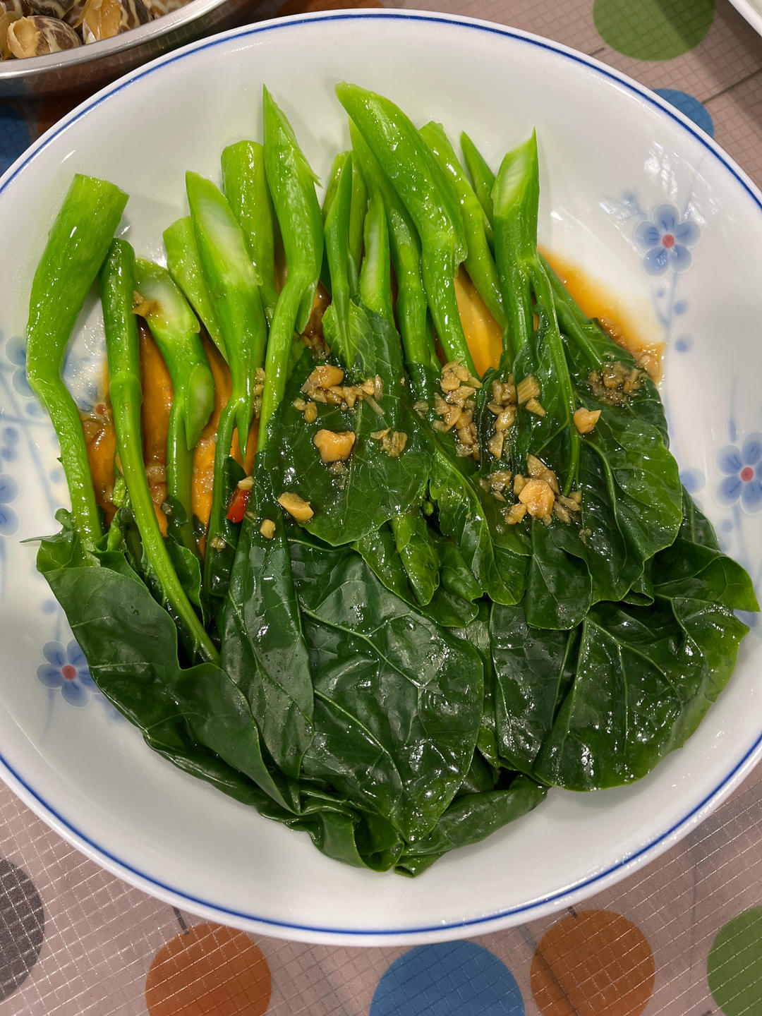 蚝油芥蓝，改刀后的比不改刀好吃百倍