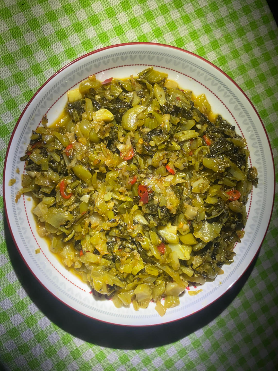 「潮汕炒酸菜」