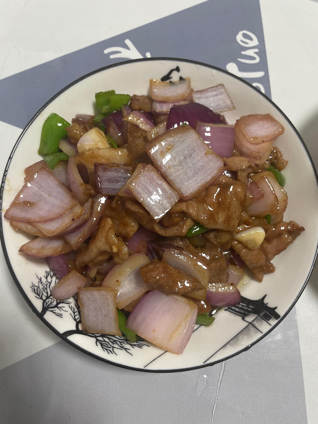 下饭菜：洋葱青椒炒肉片