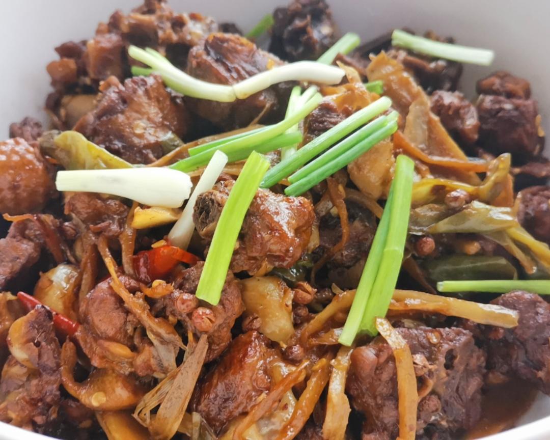 姜爆鸭子的做法