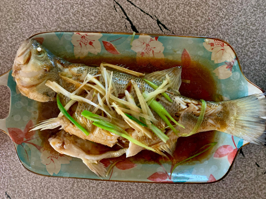 超入味清蒸鱼～清蒸鲈鱼桂花鱼（家常独创）