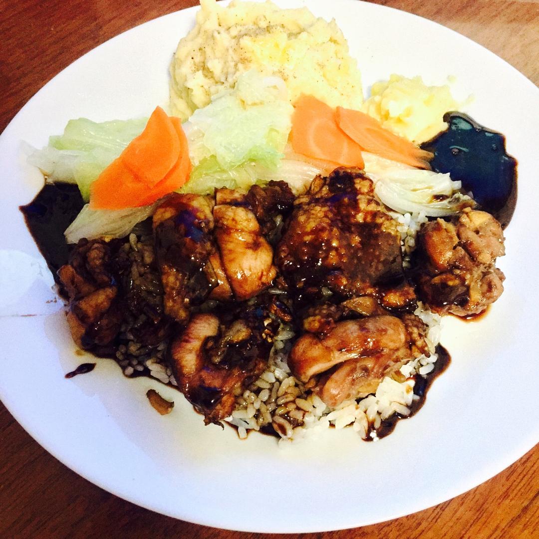 【照烧鸡腿饭】