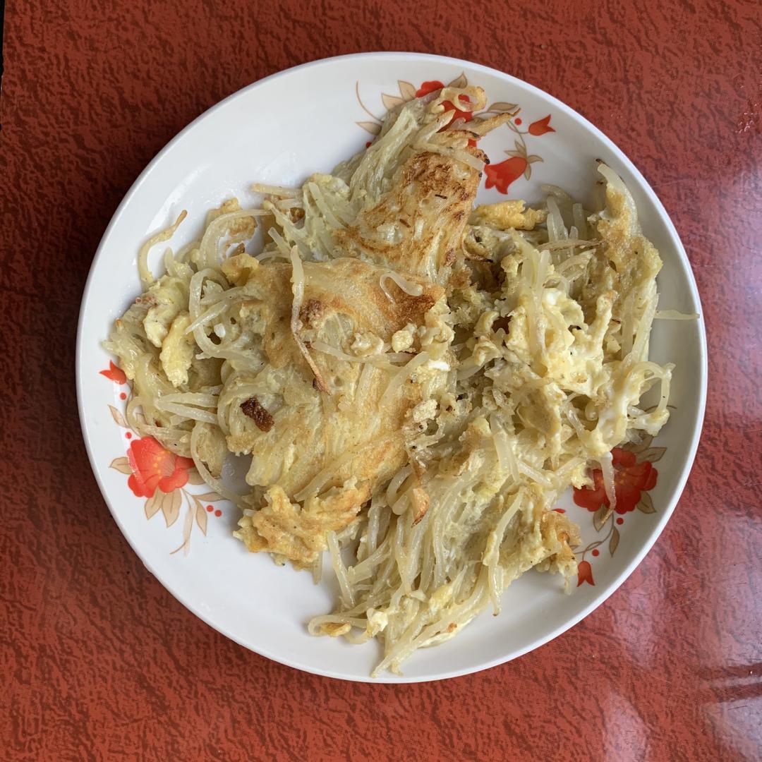 好吃的土豆丝炒鸡蛋的做法