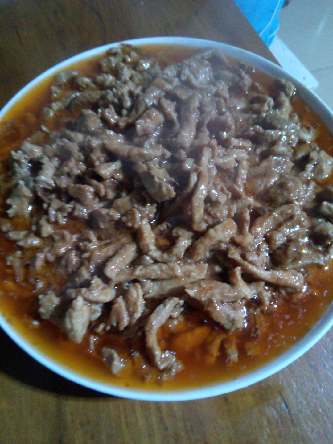 京酱肉丝（家庭做法）