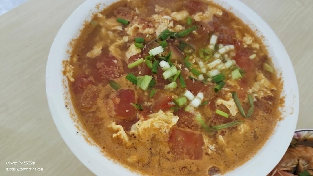 西红柿鸭蛋汤