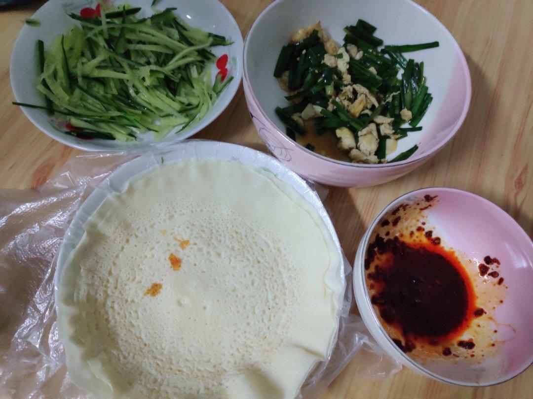 薄饼卷菜