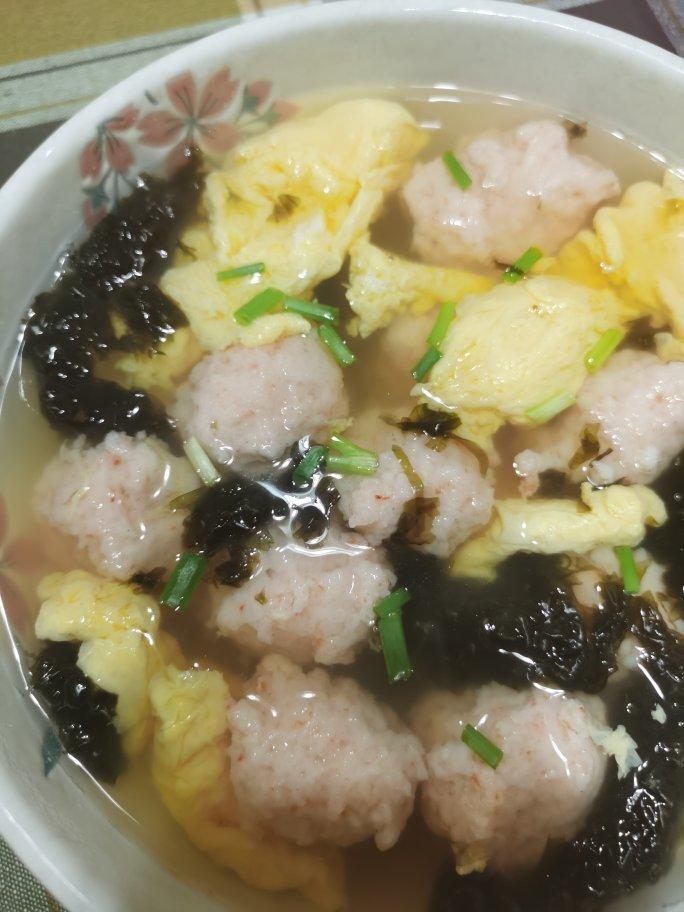 紫菜虾滑汤