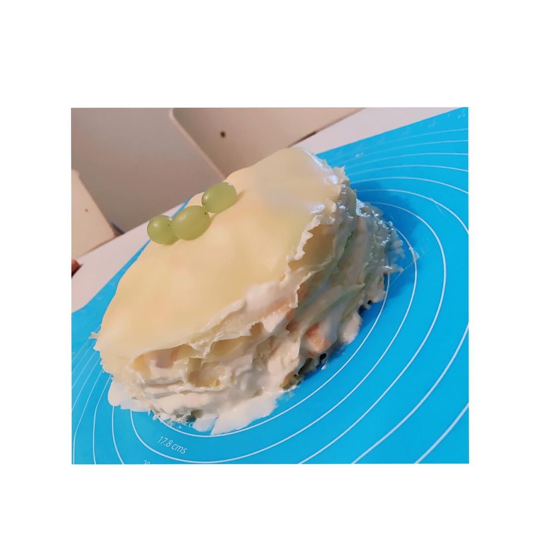 芒果千层蛋糕，100%成功告别煎皮无能