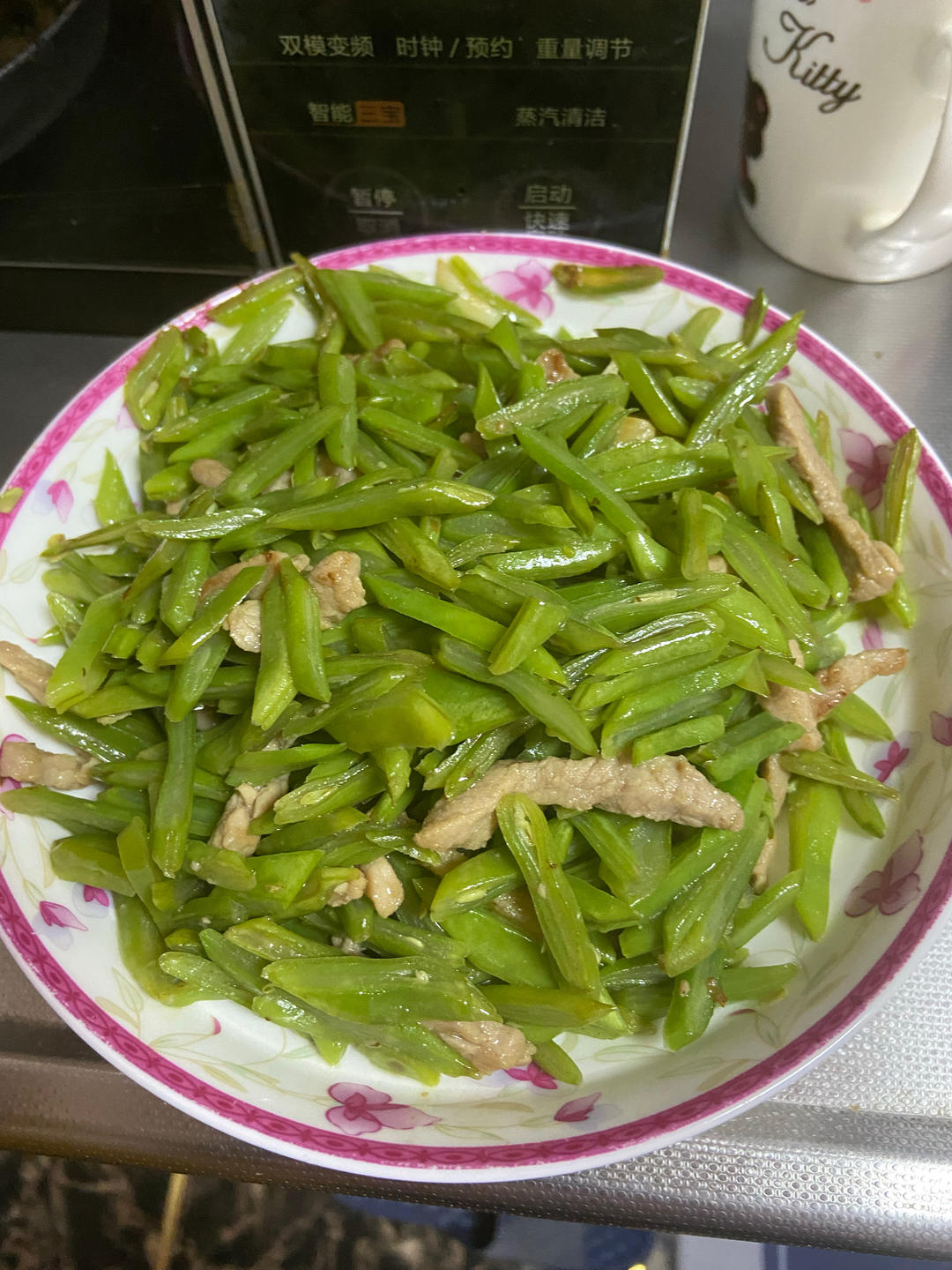 四季豆炒肉丝