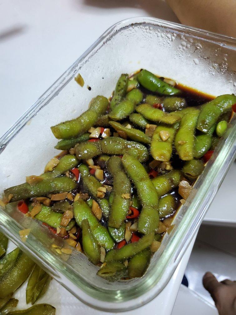 酸酸辣辣凉拌毛豆