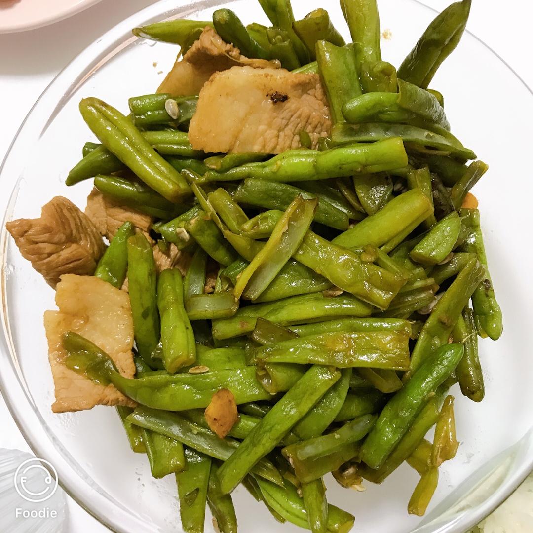 豆角炒肉