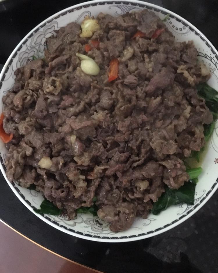 芥蓝炒牛肉（潮汕版）