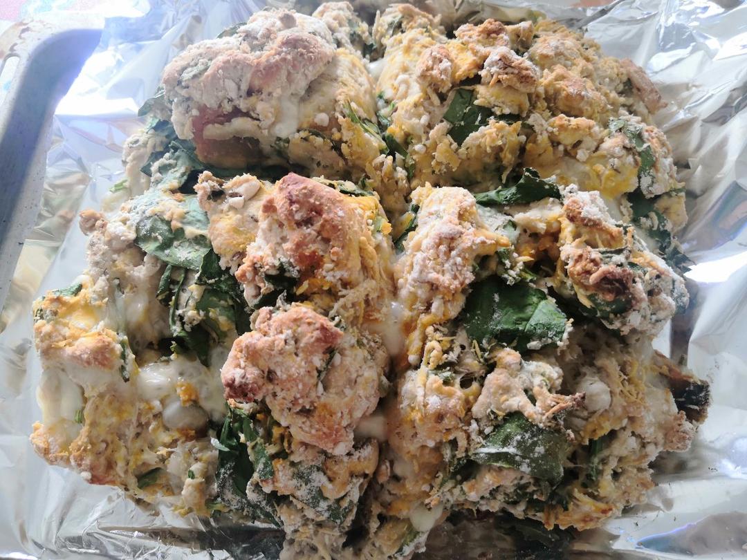 菠菜南瓜奶酪丹波面包丨健康·烘焙