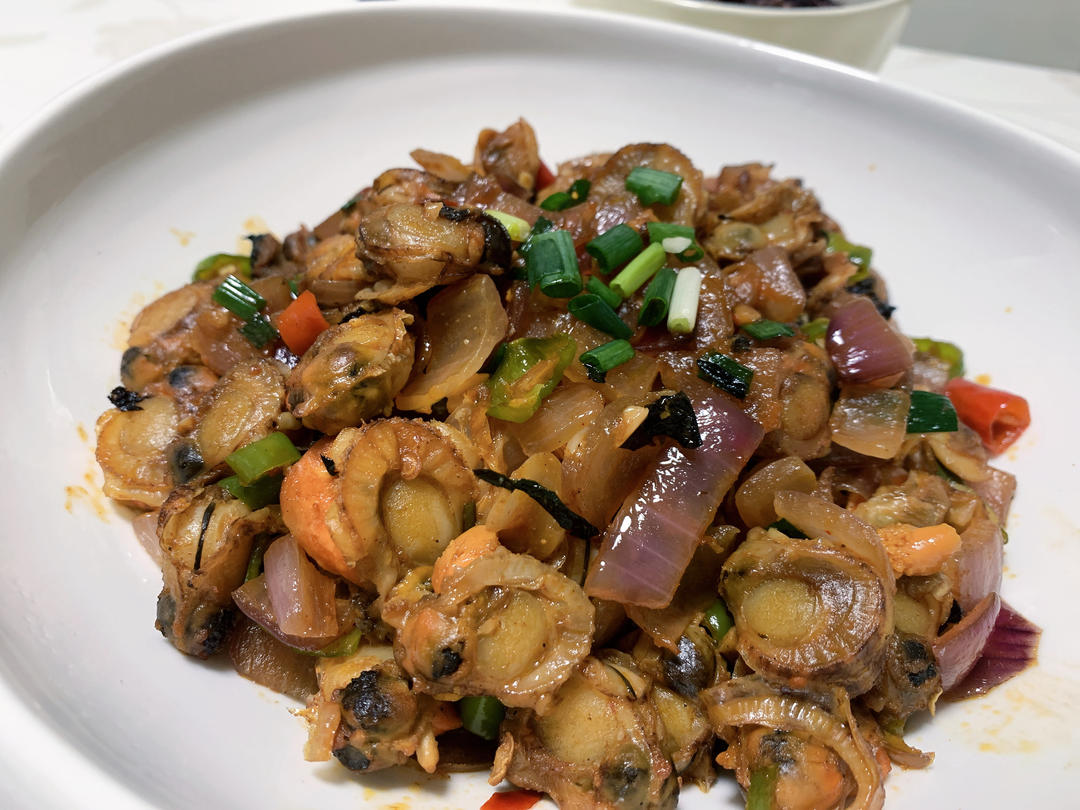 家常小炒扇贝肉