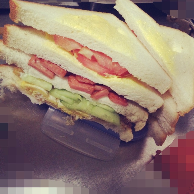 火腿芝士三明治