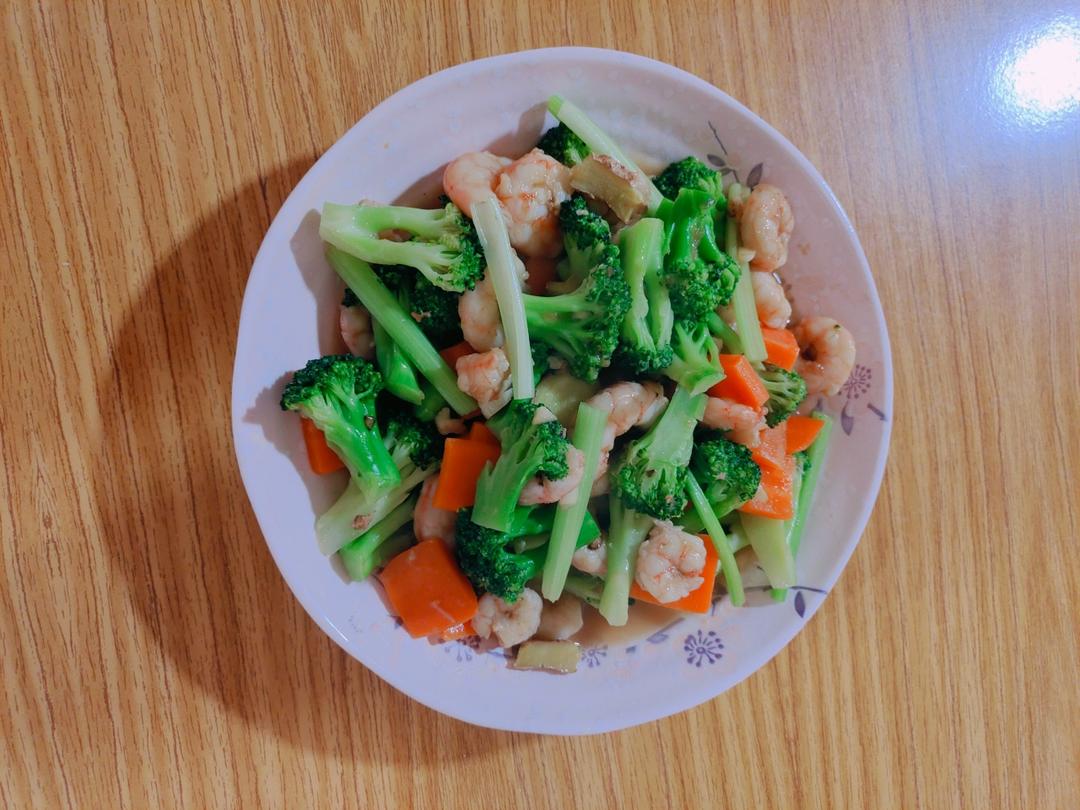 减脂🥦花椰菜虾仁