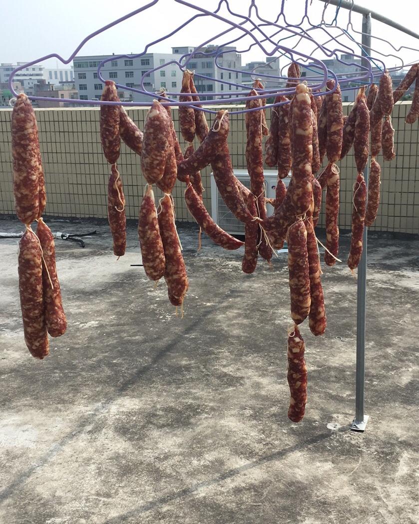 自制广味腊肠