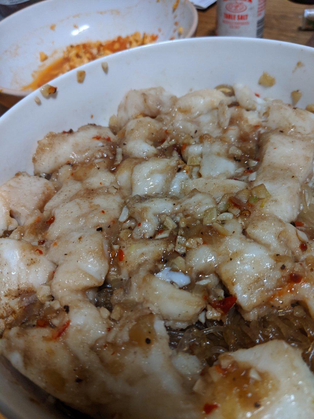 🔥吃不胖❗️蒜蓉粉丝龙利鱼❗️