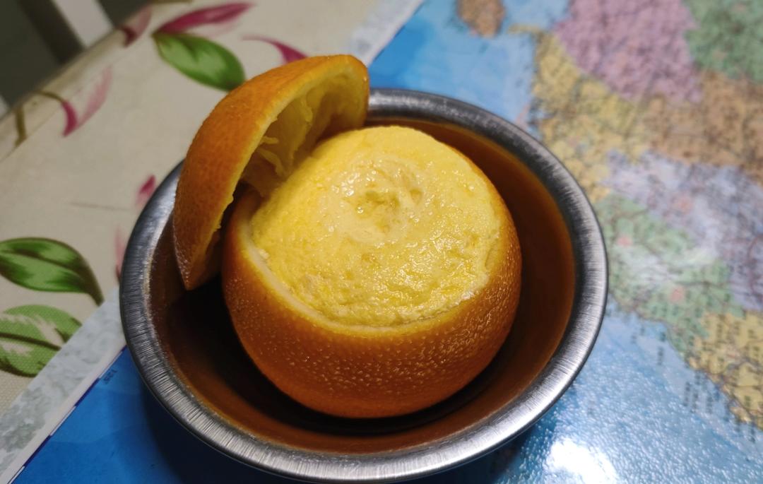宝宝辅食香橙蒸蛋